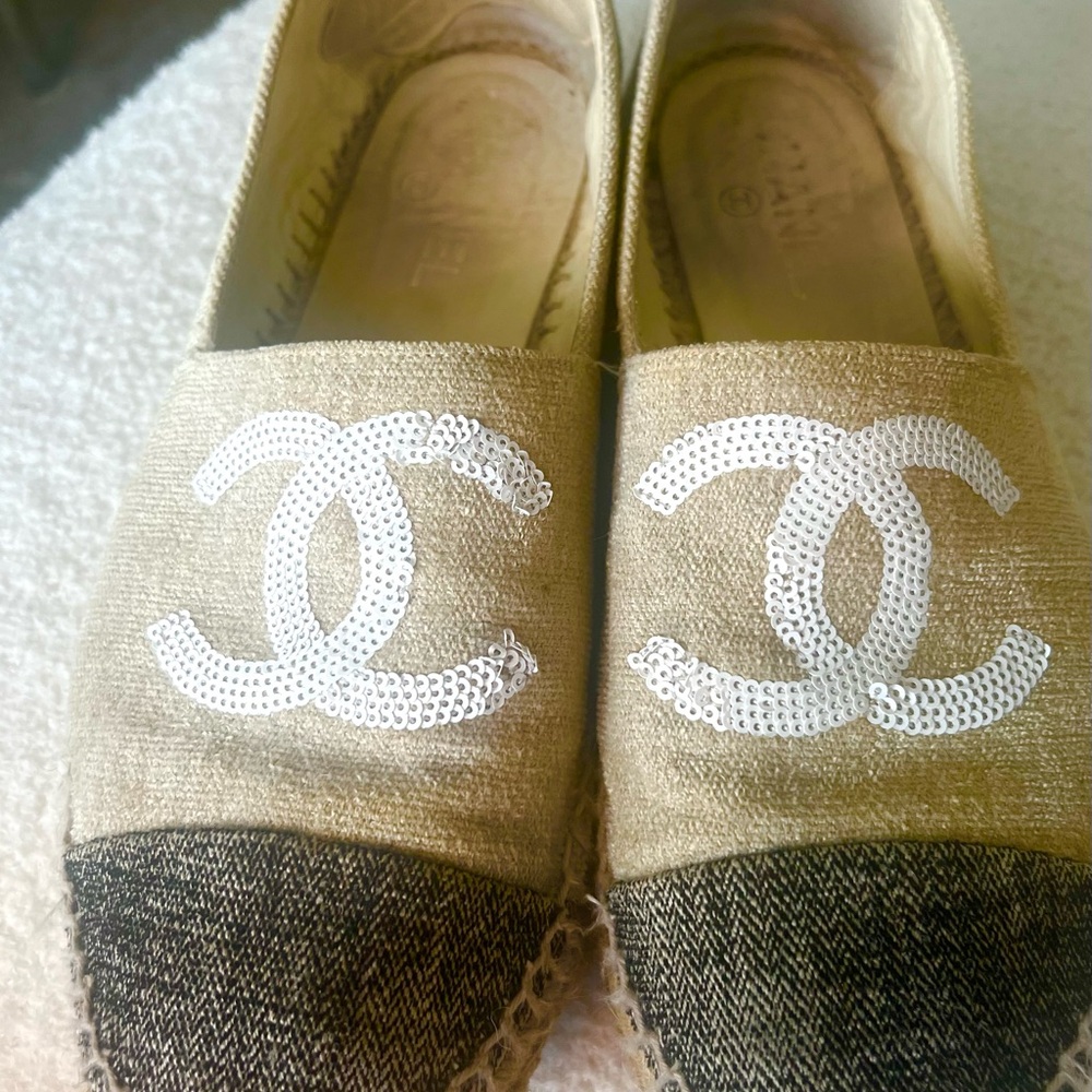 Chanel Beige Espadrilles